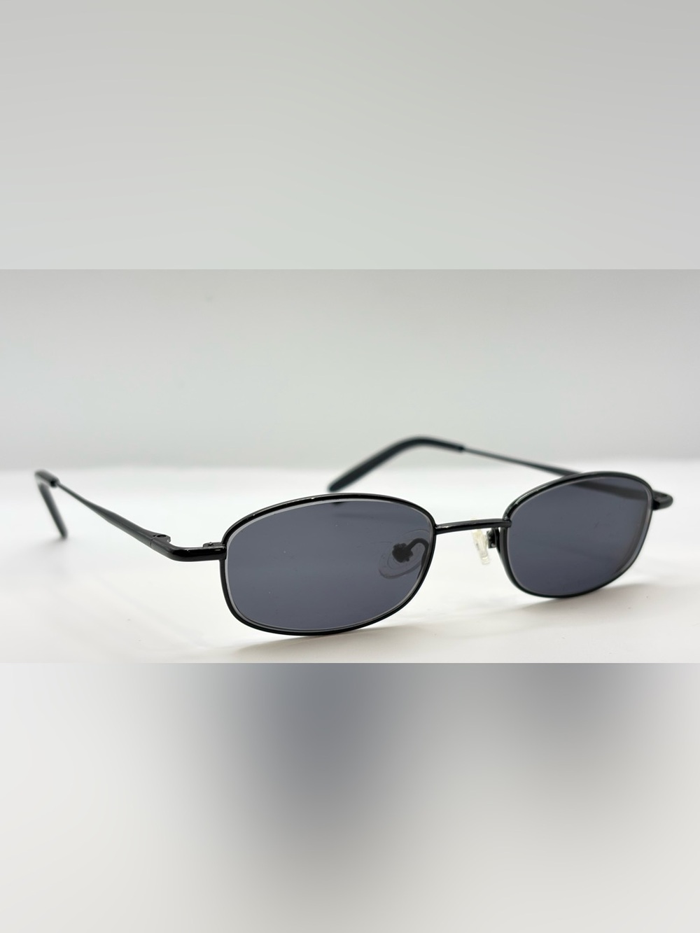 Zenni Black Oval Metal Sunglasses Frames Only